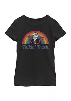 推荐Girls 4-6x Talkin Trash Graphic T-Shirt商品
