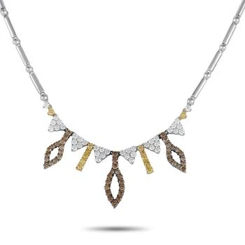 [二手商品] Non Branded | LB Exclusive 18K White Gold 2.59ct Multi-Diamond Necklace,商家Premium Outlets,价格¥20391