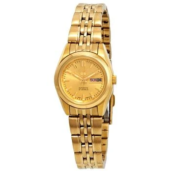 Seiko | Open Box - Seiko Series 5 Automatic Gold Dial Ladies Watch SYMA38 5.3折, 满$200减$10, 独家减免邮费, 满减