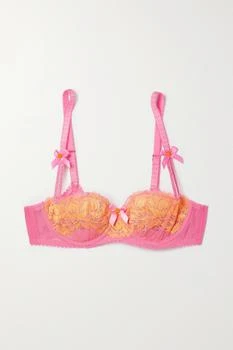 L'Agent by Agent Provocateur | Yara 蝴蝶结缀饰弹力绢网黎芭蕾丝带钢圈平台罩杯文胸  - 36C 3.0折×额外9.7折, 额外九七折