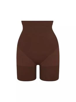 SKIMS | Everyday Sculpt High-Waist Mid-Thigh Shorts,商家Saks Fifth Avenue,价格¥269