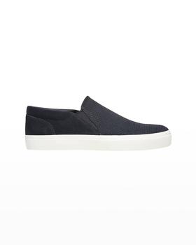 推荐Men's Fletcher Perforated Suede Slip-On Sneakers商品