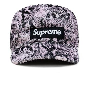 supreme帽子真假, Supreme | Supreme Snakeskin Corduroy Pink Camp Cap商品图片 6.3折