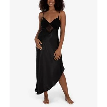 Linea Donatella | Women's Charlotte Bridal Solid Charmeuse Satin Gown 