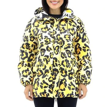 推荐Ladies Richard Quinn Mary Leopard-print Quilted Jacket商品