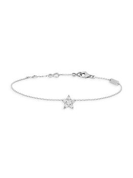 商品DJULA | Magic Touch 18K White Gold & Diamond Star Chain Bracelet,商家Saks Fifth Avenue,价格¥3655图片