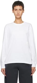 Alexander Wang | White Puff Long Sleeve T-Shirt 