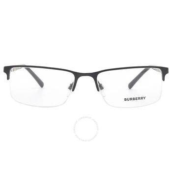 Burberry | Open Box - Burberry Demo Rectangular Men's Eyeglasses BE1282 1001 55,商家Jomashop,价格¥658