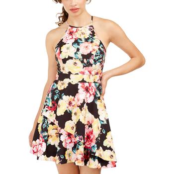 Speechless | Speechless Womens Floral Halter Fit & Flare Dress商品图片,2.6折, 独家减免邮费