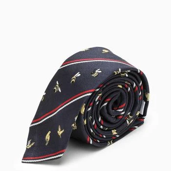 推荐Navy tie with embroidery商品