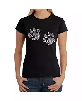 LA Pop Art | Women's Word Art T-Shirt - Meow Cat Prints,商家Macy's,价格¥195