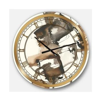 Designart | Glam Oversized Metal Wall Clock,商家Macy's,价格¥1220