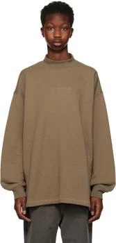 Essentials | Brown Relaxed Sweatshirt 4.4折