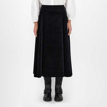 maxmara好不好, Max Mara | S系列 CREMA 黑色女士天鹅绒半身裙【香港仓极速发货】商品图片 7.6折×额外5折, 额外五折