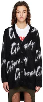 Givenchy | 黑色 All-Over 开衫,商家SSENSE CN,价格¥14873