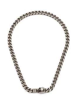 Alexander McQueen | ALEXANDER MCQUEEN Skull chain necklace,商家Baltini,价格¥3086