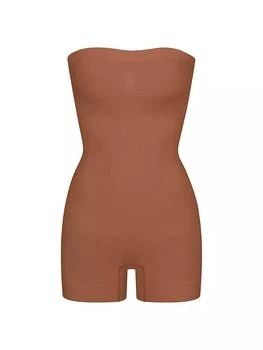 SKIMS | Seamless Sculpt Strapless Shortie Bodysuit,商家Saks Fifth Avenue,价格¥538