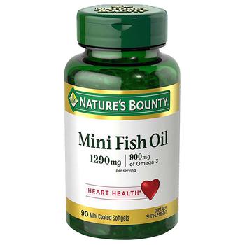 商品Nature's Bounty | Fish Oil Dietary Supplement Mini Softgels,商家Walgreens,价格¥144图片
