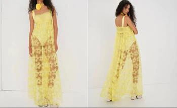 For Love & Lemons | Emma Maxi Dress In Yellow 6.4折, 独家减免邮费