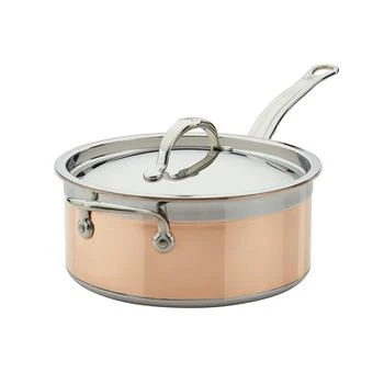 Hestan | CopperBond Copper Induction 4-Quart Covered Saucepan with Helper Handle,商家Macy's,价格¥3181