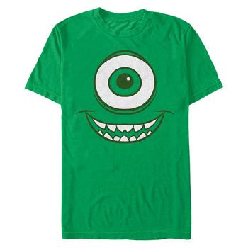 迈克达威, FIFTH SUN | Disney Pixar Men's Monsters Inc. Mike Wazowski Big Face Costume Short Sleeve T-Shirt商品图片 