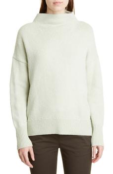 vince cashmere, Vince | Marled Funnel Neck Wool Blend Sweater商品图片 3.9折