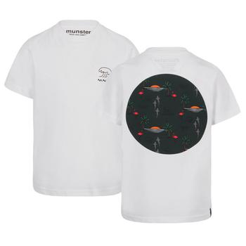 monster, Munster | Logo t shirt in white商品图片 3.9折×额外7.5折, 额外七五折