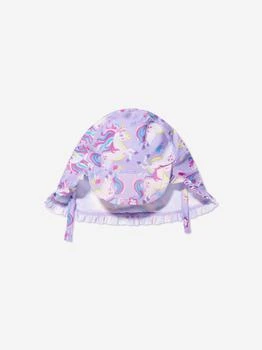 Soli Swim | Soli Swim Baby Girls Unicorn Sun Protective Hat (UPF50+) in Purple,商家Childsplay Clothing,价格¥103