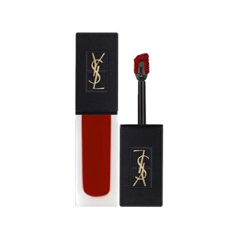 圣罗兰唇釉, Yves Saint Laurent | 【欧洲直购】YSL圣罗兰新款黑管丝绒哑光唇釉唇彩6ML 滋润自然商品图片 额外8.2折, 额外八二折