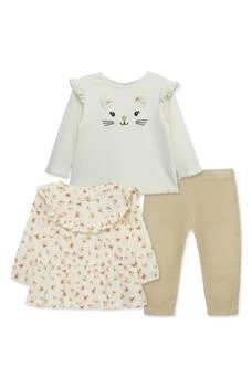 Little Me | Leopard 3-Piece Set,商家Nordstrom Rack,价格¥141