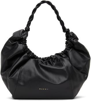 Marni | Black Medium Leather Twirl Bag商品图片,独家减免邮费