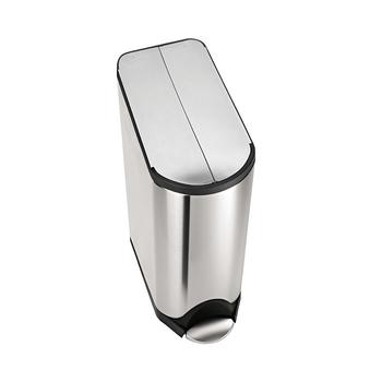 商品simplehuman | Simplehuman 45-Liter Butterfly Step Garbage Can,商家Bloomingdale's,价格¥1203图片