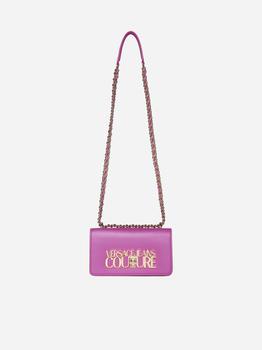 推荐Logo-plaque faux leather bag商品