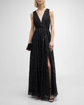 商品One33 Social | Sleeveless Burnout Empire Gown,商家Neiman Marcus,价格¥3149图片