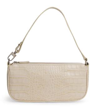 推荐Rachel Croc-Embossed Shoulder Bag商品