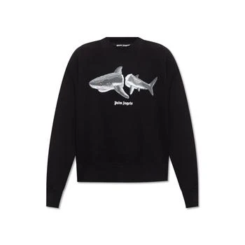 推荐Palm Angels Logo Shark Print Sweatshirt商品