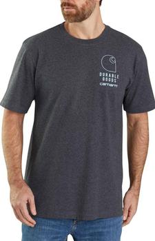 推荐(105178) Loose Fit Heavyweight Short Sleeve Graphic T-Shirt - Carbon Heather商品
