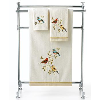 商品Avanti | Bath Towels, Gilded Birds Fingetip Towel,商家Macy's,价格¥77图片
