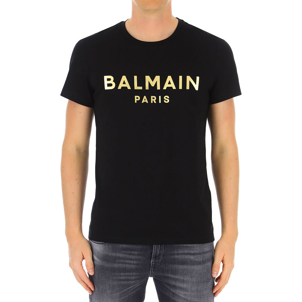 巴伯尔好不好, Balmain | BALMAIN 巴尔曼 男士黑色T恤 VH1EF000B065-0PA商品图片 独家减免邮费