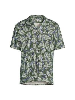 推荐Palms Print Twill Short Sleeve Shirt商品