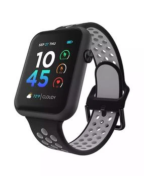 iTouch | Air 4 Unisex Black and Gray Silicone Smartwatch,商家Macy's,价格¥368