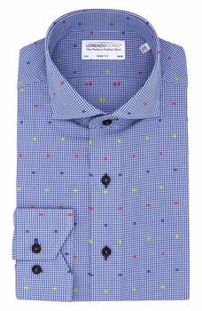 Lorenzo Uomo, Lorenzo Uomo | Trim Fit Confetti Gingham Dress Shirt商品图片 3.9折