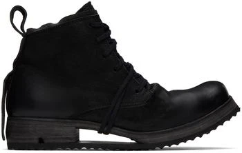 11 by Boris Bidjan Saberi | Black 'Boot4' Boots 