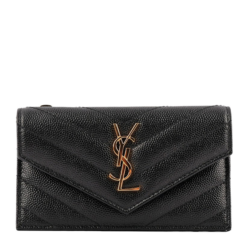 Yves Saint Laurent | YSL 女士黑色手拿包 612808-BOW01-1000商品图片 独家减免邮费