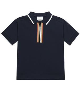 推荐Icon Stripe cotton piqué polo shirt商品