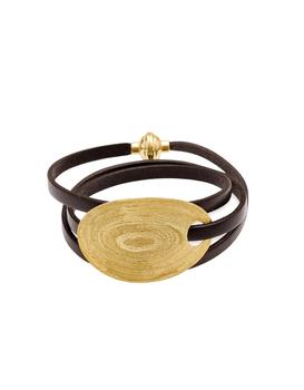 萨克斯, Stefano Patriarchi 帕特雅克 | Etched Golden Silver Wrap Bracelet商品图片 7.2折