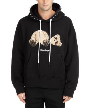 Palm Angels | Palm Angels Bear Punk Cotton Hoodie商品图片,