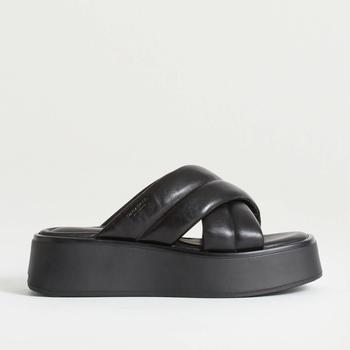 Vagabond | Vagabond Women's Courtney Leather Flatform Sandals - Black/Black商品图片,满$75减$20, 满减