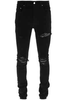 amiri mx1, AMIRI | Amiri Mx1 Bandana Jeans In Black商品图片 9.5折