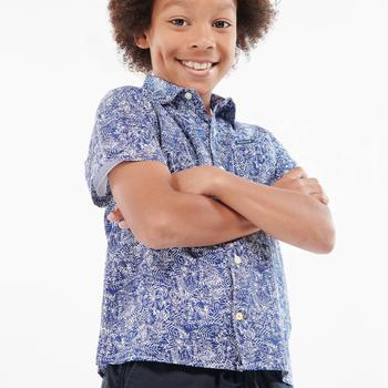 商品Barbour | Barbour Boys' Braithwaite Shirt - Inky Blue,商家The Hut,价格¥98图片